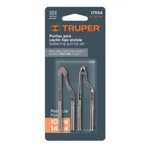 Set x2 Punta de repuesto para cautín tipo pistola - Restaura la potencia térmica de soldadura