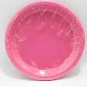 Set x5 Plato Fucsia Desechable 9 Pulgadas Globoland X10 - Decora tu fiesta y facilita la limpieza posterior