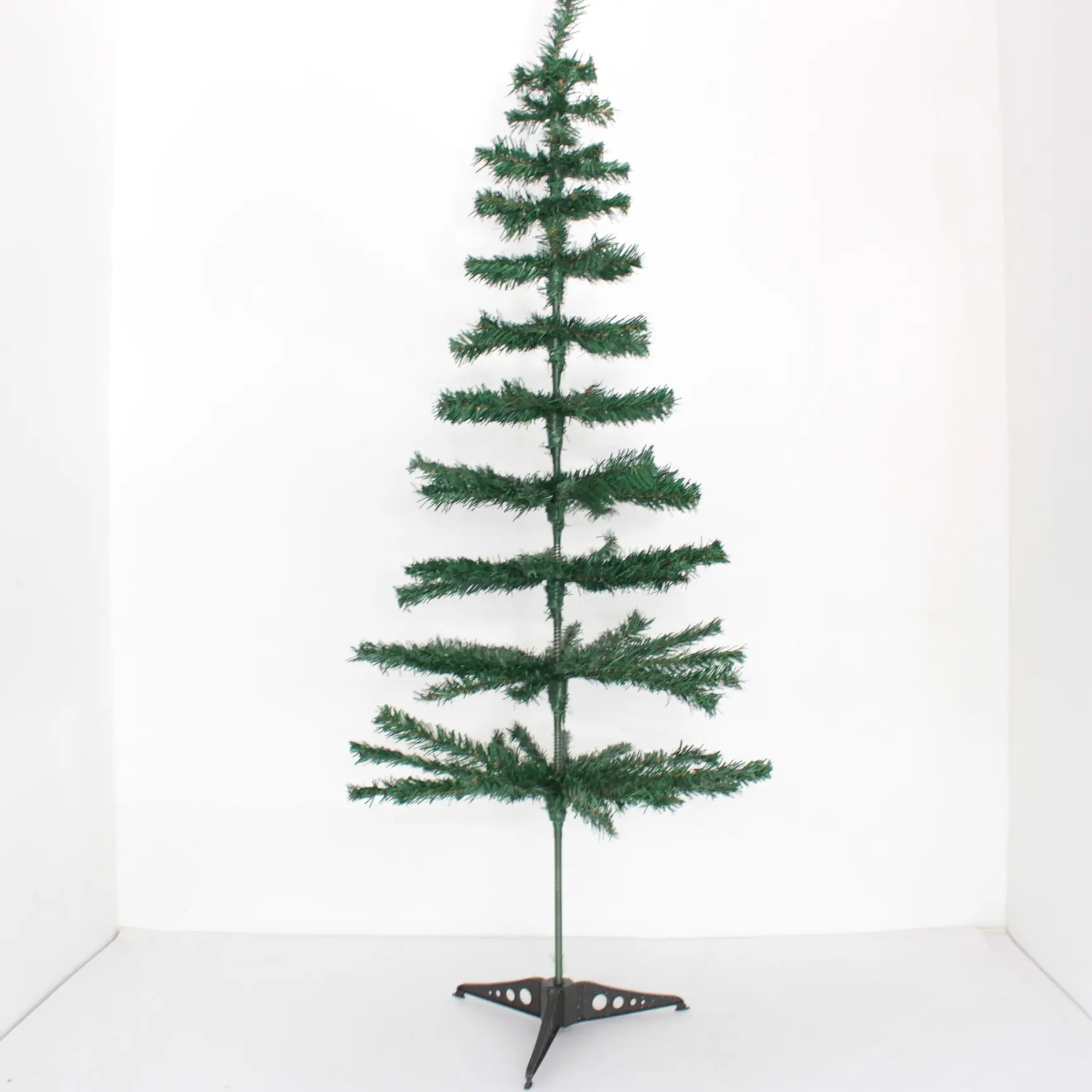Árbol de Navidad clásico 120 cm armable para espacios pequeños - Decora tu hogar u oficina fácilmente esta temporada navideña - Imagen 3