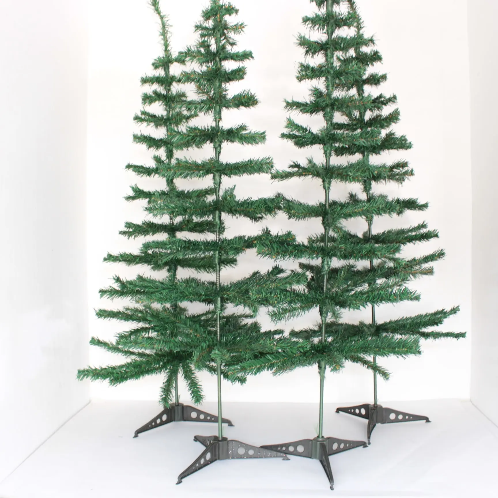 Árbol de Navidad clásico 120 cm armable para espacios pequeños - Decora tu hogar u oficina fácilmente esta temporada navideña - Imagen 2