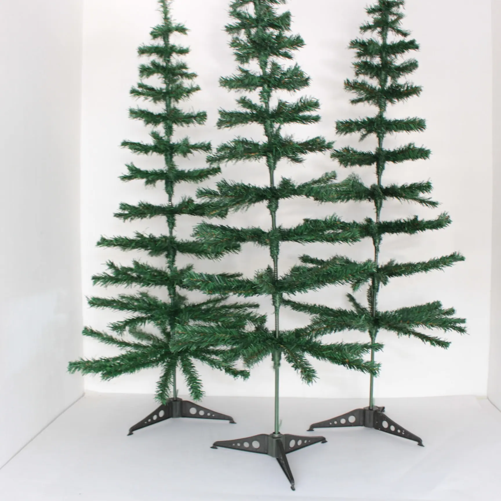 Árbol de Navidad clásico 120 cm armable para espacios pequeños - Decora tu hogar u oficina fácilmente esta temporada navideña