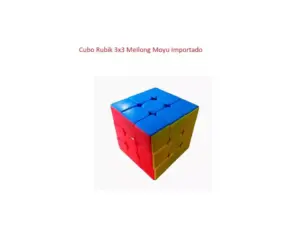 Cubo Rubik 3x3 Moyu Meilong Stickerless - Permite mejorar tus tiempos de velocidad
