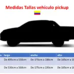 Funda Protectora Impermeable para Camioneta Pick Up Talla L y XL - Protege la pintura contra rayos UV y polvo diario