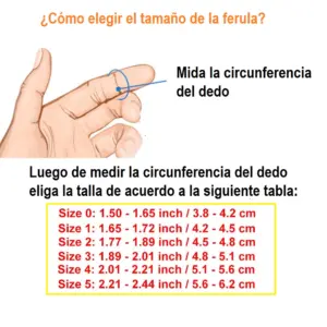 Férula Dedos Ajustable Talla 4