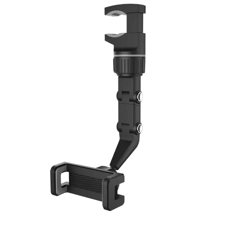 Soporte celular flexible negro para músicos con abrazadera ajustable y doble brazo articulado para partituras
