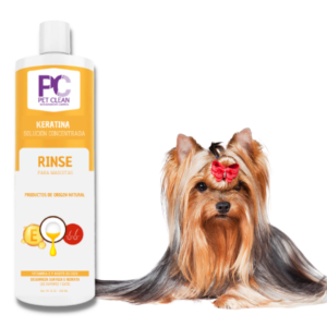 Rinse con Keratina para Perros y Gatos 500 ml - Restaura el brillo natural y desenreda el pelaje seco
