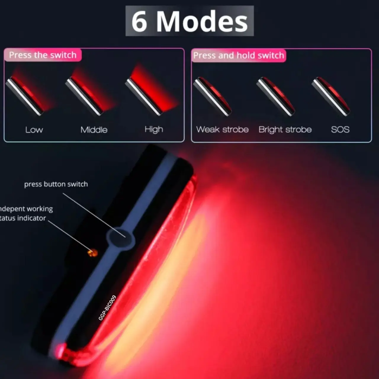 Luz Bici Bicolor Dr489 266