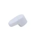 Cubierta de silicona blanca para gancho de guardabarros de patineta, diseño en L antirrayones