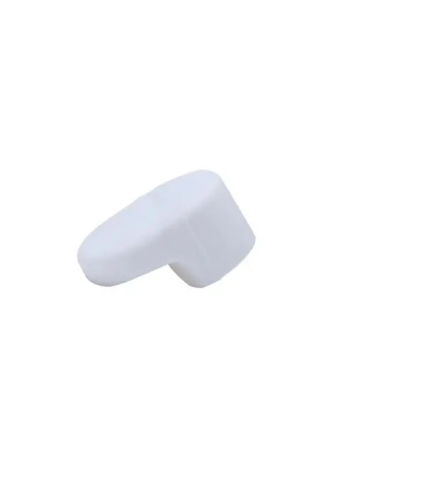Cubierta de silicona blanca para gancho de guardabarros de patineta, diseño en L antirrayones