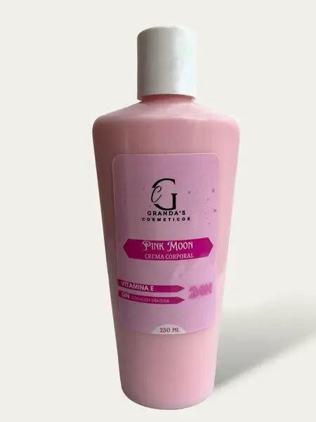 Set x2 Crema hidratante corporal Pink Moon con vitamina E de rápida absorción - Nutre tu piel profundamente durante todo el día sin dejar sensación grasosa - Imagen 2