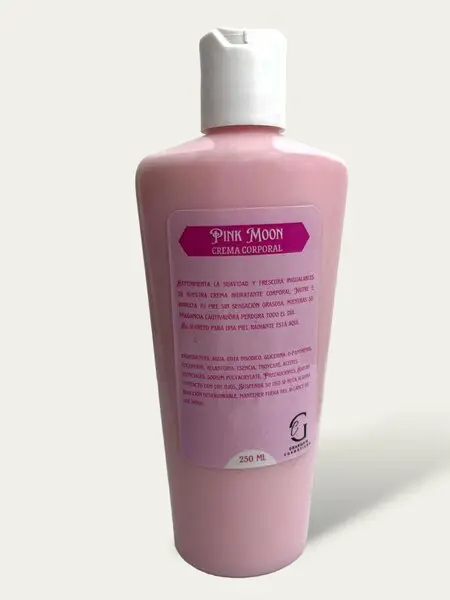 Set x2 Crema hidratante corporal Pink Moon con vitamina E de rápida absorción - Nutre tu piel profundamente durante todo el día sin dejar sensación grasosa