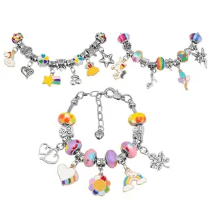 Kit de Fabricación de Pulseras de Unicornio para Niñas - Estimula la creatividad infantil creando accesorios personalizados