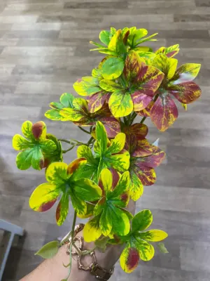 Set x4 Planta artificial decorativa multicolor de 13 cm para interiores - Renueva tus espacios oscuros sin esfuerzo y sin necesidad de riego