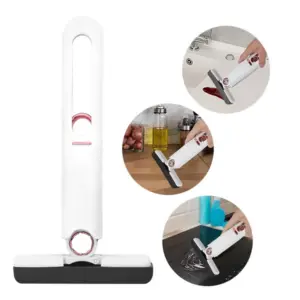 Set x2 Mini trapero portátil con autoescurridor y diseño compacto - Limpia cualquier superficie en segundos sin mojarte las manos