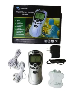 Set x2 Máquina de Terapia Digital ST-688 para estimulación nerviosa - alivia dolores musculares y reduce la tensión física en casa