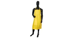 Set x2 Delantal impermeable de PVC mediano para industria y limpieza - Protege tu ropa contra líquidos y sustancias corrosivas