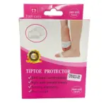 Empaque rosa de Tiptoe Protector, almohadilla de gel transpirable para antepié, talla única, incluye un par para aliviar la presión.