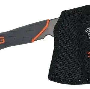 Hacha Gerber compacta para campamento y senderismo - Corta leña fácilmente con seguridad