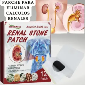 Set x3 Parches Naturales para Aliviar Molestias por Cálculos Renales - Ayudan a recuperar tu bienestar diario con una aplicación tópica sencilla