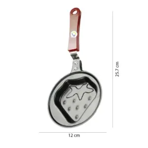 Set x2 Sartén Antiadherente con Moldes de Figuras - Estimulas el apetito de los niños con desayunos creativos
