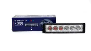 Exploradora LED para auto barra lineal 12V 80V con luz fija y estrobo - Mejora la visibilidad nocturna en carretera sin deslumbrar