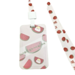 Portacarnet con Cinta Figura Frutas