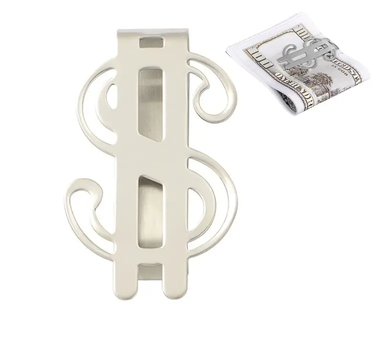 Clip Gancho Sujeta Billetes Diseño Dolar - Imagen 3