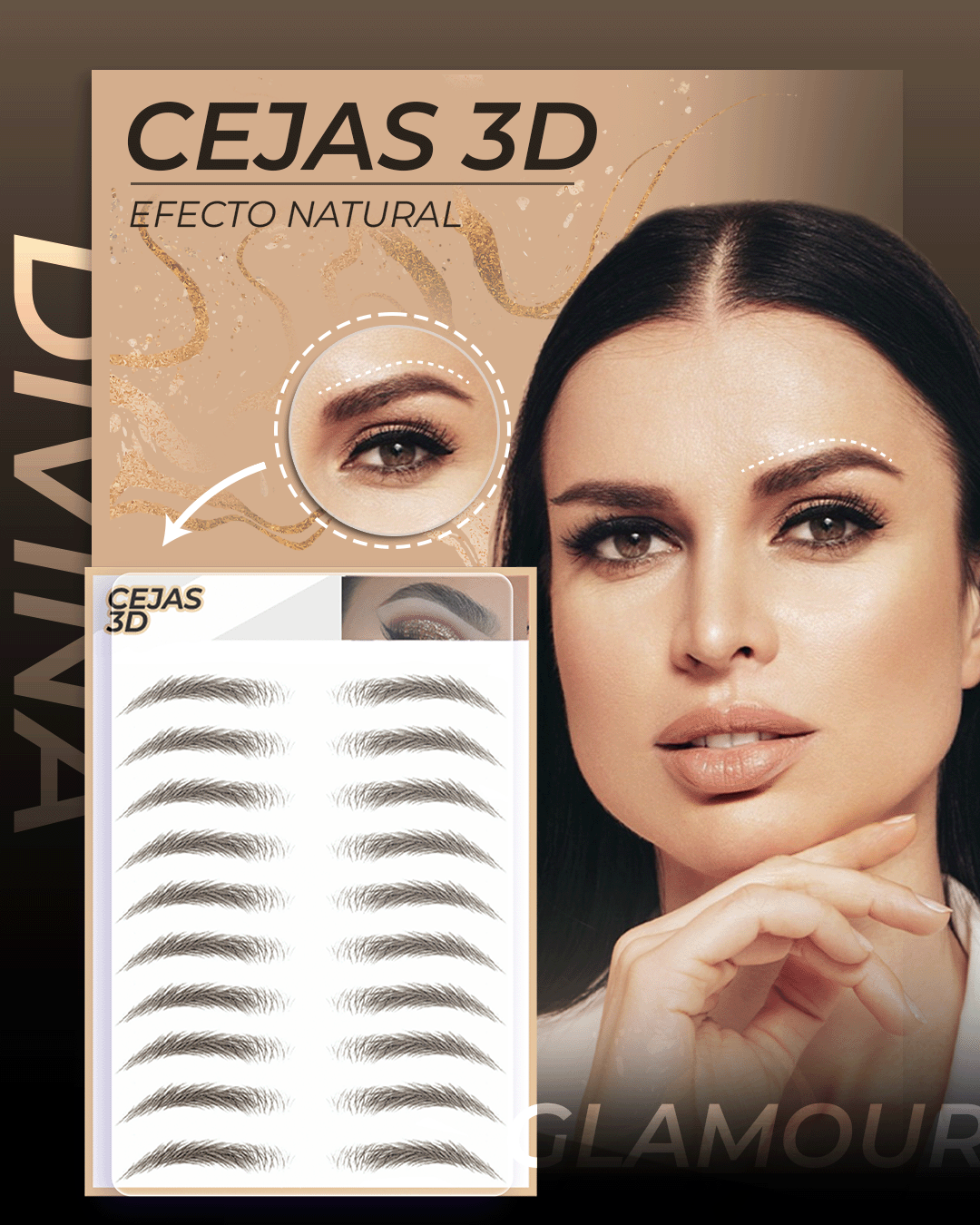 Tattoo Tatuaje para Cejas 3D - Imagen 3