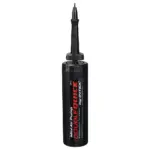 Inflador manual Intex Double Quick negro de acción doble para colchones y balsas, con cuerpo cilíndrico y boquilla larga.