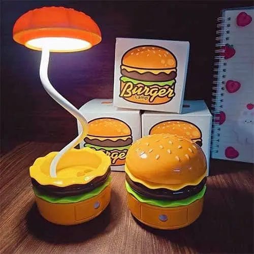 Mini Lámpara Led en Forma de Hamburguesa
