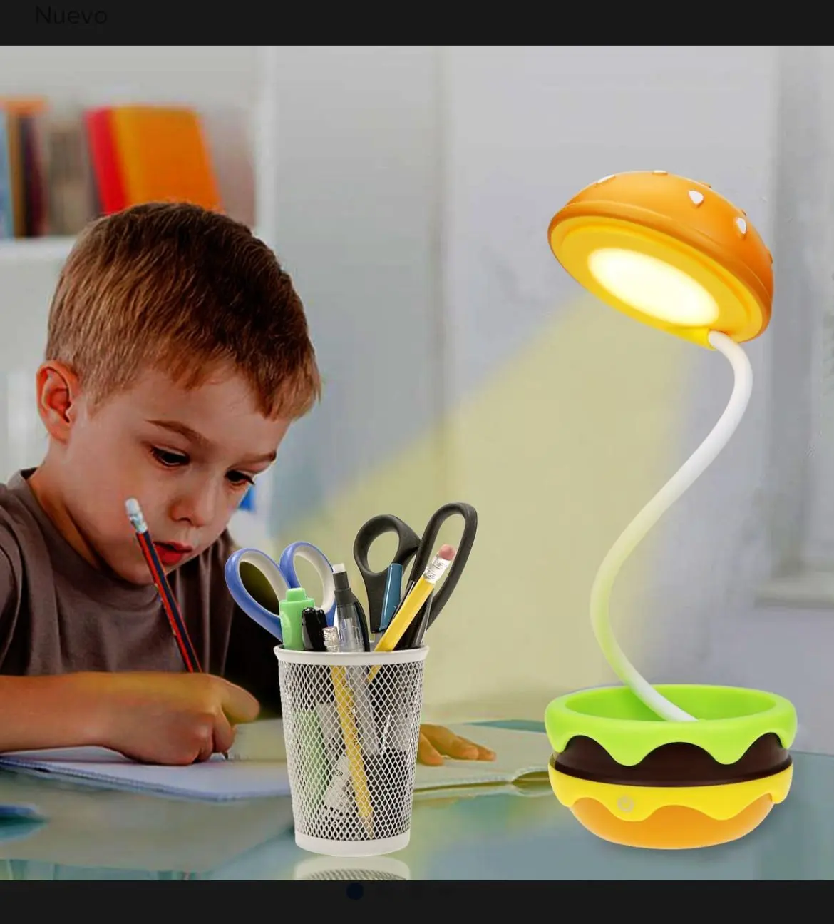Mini Lámpara Led en Forma de Hamburguesa - Imagen 4