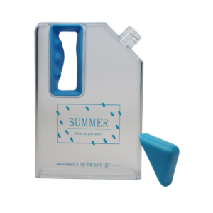 Termo de agua plano antiderrame de 550 ml - Transportas tus líquidos sin ocupar espacio en la mochila