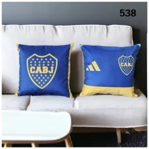 Set de fundas para cojines de fútbol decorativas - renuevas tu sala con la pasión por tu equipo favorito