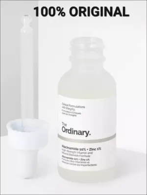 The Ordinary Niacinamide 10 y Zinc 1 Suero Facial Antisebo - Controla el brillo y reduce los poros visibles