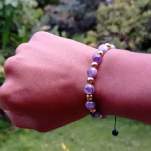 Combo Amatista Pulsera + Colgante