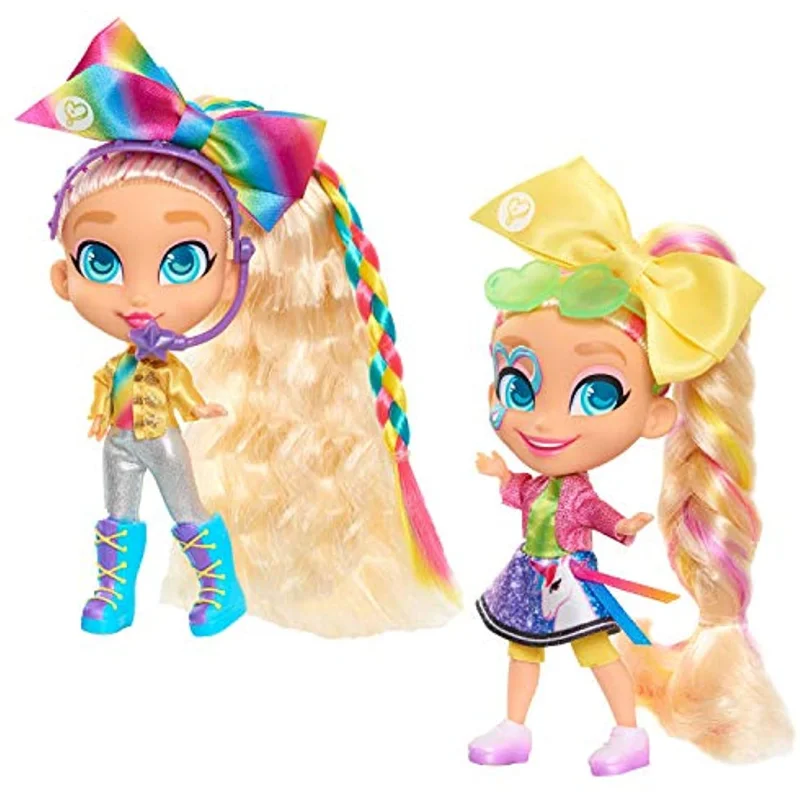 Muñeca Hairdorables Duo con cabello largo para peinar - Estimula la creatividad infantil mediante divertidos diseños