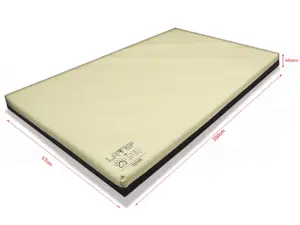 Cama colchoneta impermeable para perros y gatos de 100x67cm - protege contra la humedad y facilita la limpieza diaria