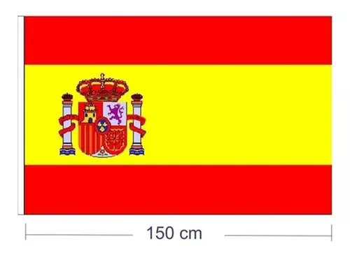 Bandera de España 150x90 cm de exterior en poliéster resistente - Decora tu fachada con máxima durabilidad y colores vivos