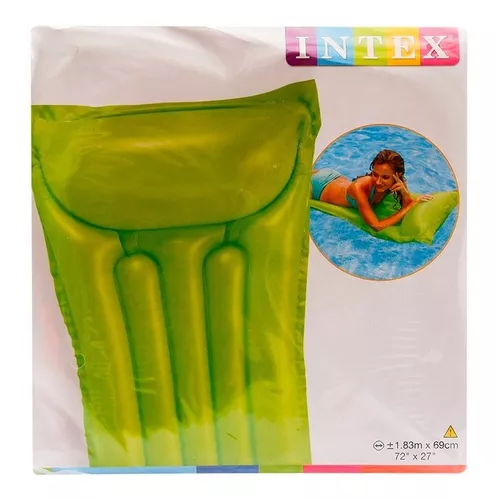 Flotador Colchoneta Intex 59718 Neón - Imagen 3