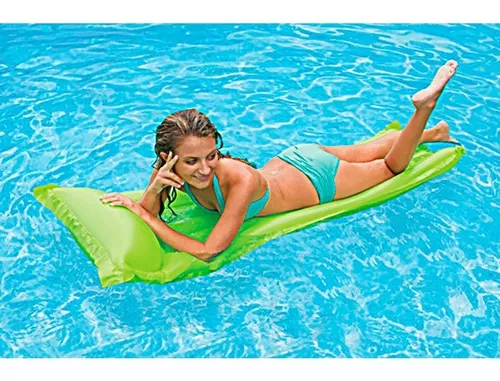Flotador Colchoneta Intex 59718 Neón - Imagen 4