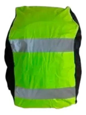 Set x2 Funda impermeable para maleta y morral con bandas reflectivas - Protege tus pertenencias de la lluvia y mejora tu visibilidad nocturna