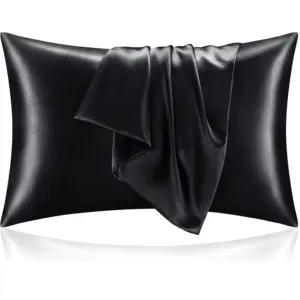Set x2 Funda para Almohada en Satín Anti Frizz - Protege tu cabello y cuida tu piel mientras duermes