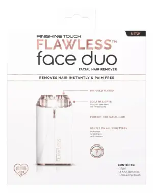 Depilador facial eléctrico con luz incorporada para piel sensible - elimina el vello sin dolor y prepara tu piel para el maquillaje