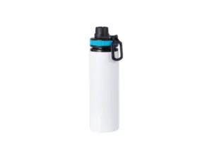 Botella termo de aluminio 600 ml con soporte para celular - Transportas tu agua fácilmente mientras ves tus videos favoritos
