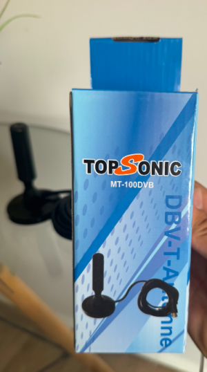 Set x2 Antena TV digital HD para interior y exterior con base imantada - Captura canales locales con máxima nitidez y estabilidad