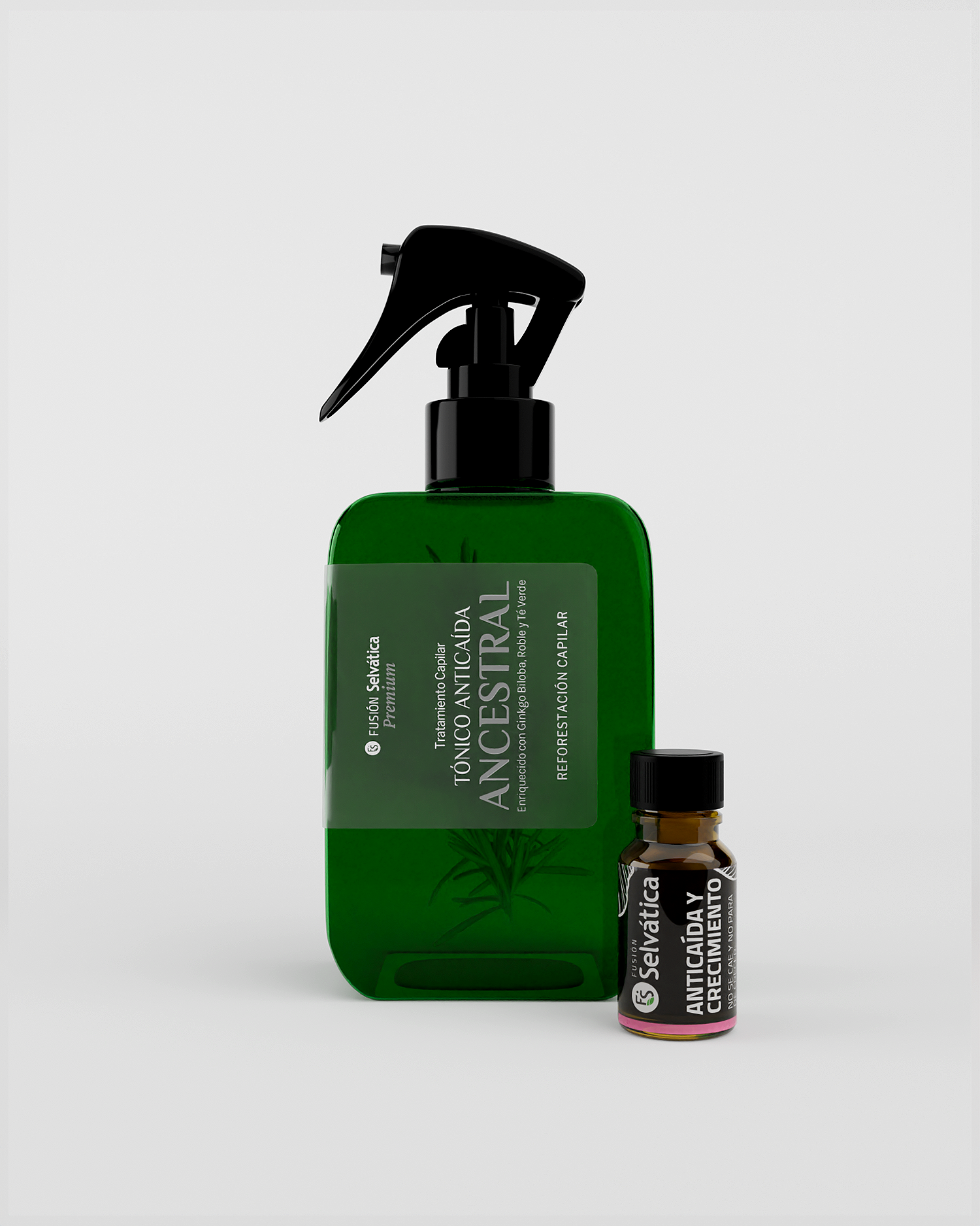 Tratamiento capilar anticaída con tónico ancestral y extractos botánicos - Fortalece tu cabello desde la raíz y estimula el crecimiento saludable