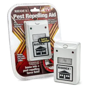 Set x2 Repelente electrónico de plagas y roedores por ondas electromagnéticas - Protege tu hogar sin usar químicos molestos
