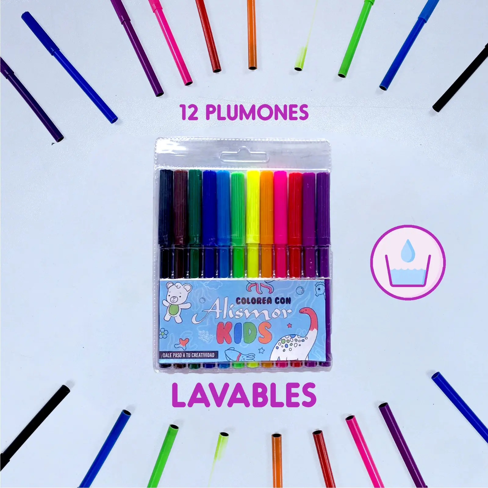 Plumones Lavables - Imagen 2