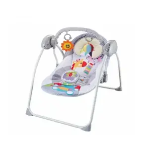 Columpio eléctrico mecedora para bebé con toldillo y móvil - calma el sueño de tu hijo con balanceo automático y melodías