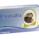 Caja azul de jabón esotérico Destrancadera de 52g con diseño de ondas y un candado en un círculo para limpieza energética